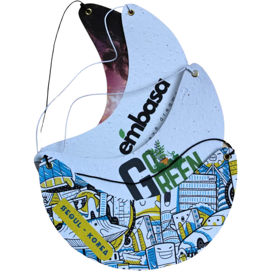 Plantable Paper Sun Visor Display